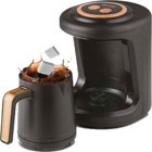 Lider LK-319 Tek Hazneli Otomatik 700 ml Su Hazneli 4 Fincan Rose-Siyah Türk Kahvesi Makinesi