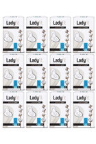 Lady Fit Pamuk Organik Antialerjik İnce 18'li Hijyenik Ped 12 Adet