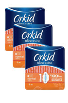 Orkid Ultra Extra Ultra İnce 8'li Hijyenik Ped 3 Adet