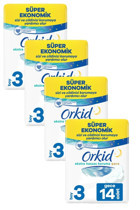 Orkid Extra Hassas İnce 14'lü Hijyenik Ped 4 Adet