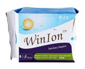 Winion Winalite Negatif İyonlu İnce 8'li Hijyenik Ped