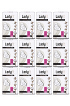 Lady Fit Pamuk Uzun Organik Antialerjik İnce 20'li Hijyenik Ped 12 Adet