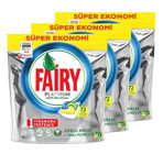 Fairy Platinum Limon Tablet Bulaşık Makinesi Deterjanı 3x72 Adet