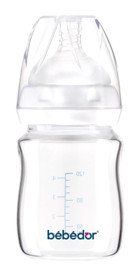 Bebedor 50301 Polipropilen Yenidoğan Yavaş Akışlı 0-3 Ay Şeffaf Biberon 120 ml