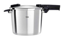 Fissler Vitaquick Premium Düdüklü Kapak Paslanmaz Çelik 10 lt Düdüklü Tencere Siyah