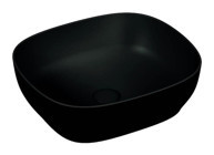 Vitra 5994b483-0016 Klasik Tekli 45 cm Seramik Tezgah Üstü Çanak Lavabo Mat Siyah