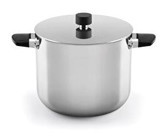 Castey Baltic İndüksiyonlu Çelik 24 cm Derin Tencere