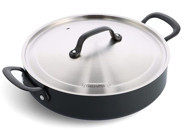 Greenpan Cc002268-001 Cam Kapaklı Granit 30 cm Karnıyarık Tenceresi
