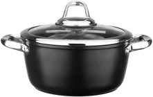 Leggno Mst2828dt24bk Cam Kapaklı Titanyum 24 cm Karnıyarık Tenceresi