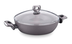 Korkmaz A3935 Nora Cam Kapaklı Seramik 28 cm Karnıyarık Tenceresi