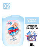 Bingo Soft Normal Kuzumun Kokusu 50 Yıkama Yumuşatıcı 2x5 lt
