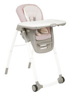 Joie Multiply 5 Noktalı Emniyet Kemeri 15 kg Kapasyteli Tekerlekli Tepsili Oturaklı Yükselticili Katlanır Portatif Mama Sandalyesi Flowers Forever