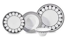Korkmaz Bella Collection A8149 60 Parça 12 Kişilik Desenli Porselen Yuvarlak Yemek Takımı