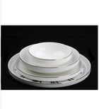 Roy King Timeless DSN017 24 Parça 6 Kişilik Desenli Porselen Oval Yemek Takımı