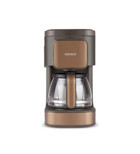 Karaca Just Coffee 2 In 1 Cam Filtreli Karaf 750 ml Hazne Kapasiteli 5 Fincan 650 W Kahverengi Filtre Kahve Makinesi