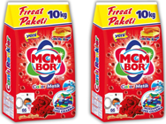 Mcmbor Renkliler İçin 132 Yıkama Toz Deterjan 2x10 kg
