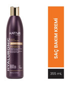 Kativa Hyalüronik Asit Silikonsuz Sülfatsız Nemlendirici Tuzsuz Boyalı Tüm Saçlar için Kadın Saç Kremi 355 ml