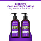 Tresan Rosemary Biberiye Özü Sülfatsız Besleyici-Onarıcı Tuzsuz Boyalı Tüm Saçlar için Kadın Saç Kremi 2x300 ml
