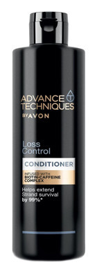 Avon Advance Techniques Loss Control Biotin-Kafein Dökülme Karşıtı Tuzsuz Boyalı Tüm Saçlar için Kadın Saç Kremi 250 ml