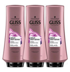 Gliss Serum Deep Repair Protein Komleksi-Hint İnciri Sülfatsız Onarıcı Tuzsuz Boyalı Tüm Saçlar için Kadın Saç Kremi 3x360 ml