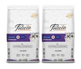 Felicia Sterilised Somonlu Kısırlaştırılmış Az Tahıllı Yetişkin Kuru Kedi Maması 2x2 kg
