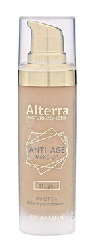 Alterra Antiage No.01 Light Vegan Likit Şişe Fondöten 30 ml