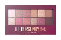 Maybelline New York The Burgundy Bar Toz Simli Işıltılı-Mat Palet Göz Farı