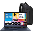 Asus Vivobook-15 X1504ZA-BQ322 Dahili Intel Iris Xe Graphics Eligible Intel Core i5 1235U 8 GB Ram 1 TB SSD 15.6 inç Full HD Windows 11 Pro Laptop + Çanta