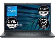 Dell Vostro 3520 N1605PVNB3520_U Dahili Intel Iris Xe Graphics Eligible Intel Core i5 1235U 8 GB Ram 256 GB SSD 15.6 inç Full HD FreeDos Laptop