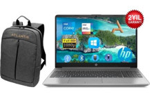 HP 250 G8 853U8ES120 Dahili Intel Iris Xe Graphics Intel Core i5 1135G7 8 GB Ram 128 GB SSD 15.6 inç Full HD Windows 10 Pro Laptop + Çanta