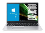 Acer Aspire A135-58-36YJ-01 Dahili Intel UHD Graphics Intel Core i3 1115G4 8 GB Ram 256 GB SSD 15.6 inç Full HD Windows 11 Home Laptop