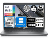 Dell Latitude 5430 N213L543014EMEA_W Dahili Intel Iris Xe Graphics Eligible Intel Core i7 1255U 16 GB Ram 512 GB SSD 14 inç Full HD Windows 10 Pro Laptop