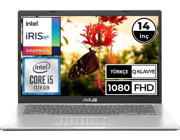 Asus X415EA-EB976A9 Dahili Intel Iris Xe Graphics Intel Core i5 1135G7 8 GB Ram 512 GB SSD 14 inç Full HD Windows 10 Pro Laptop