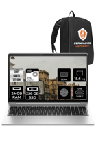HP Elitebook 650 G10 725N9EA Dahili Intel Iris Xe Graphics Eligible Intel Core i5 1335U 24 GB Ram 256 GB SSD 15.6 inç Full HD FreeDos Laptop + PER4 Çanta