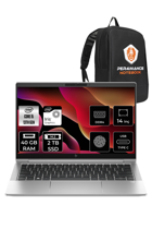 HP Elitebook 640 G10 8A572EA Dahili Intel Iris Xe Graphics Eligible Intel Core i5 1335U 40 GB Ram 2 TB SSD 14 inç Full HD FreeDos Laptop + PER4 Çanta
