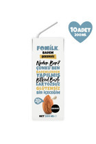 Fomilk Şekersiz Badem Sütü Laktozsuz 10'lu 200 ml