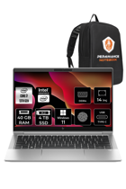 HP Elitebook 640 G10 8A571EA Dahili Intel Iris Xe Graphics Eligible Intel Core i7 1355U 40 GB Ram 4 TB SSD 14 inç Full HD Windows 11 Home Laptop + PER4 Çanta