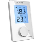 Mars Elektrik S20 35 Derece 0.2 Derece Hassasiyet Kablosuz Dijital Termostat Beyaz