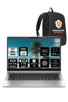 HP Elitebook 630 G10 725N5EA Dahili Intel Iris Xe Graphics Eligible Intel Core i5 1335U 64 GB Ram 4 TB SSD 13.3 inç Full HD Windows 11 Pro Laptop + PER4 Çanta