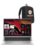 HP Elitebook 640 G10 8A572EA Dahili Intel Iris Xe Graphics Eligible Intel Core i5 1335U 12 GB Ram 2 TB SSD 14 inç Full HD FreeDos Laptop + PER4 Çanta