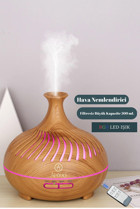 Apiyoo Ultrasonik 7 Led Işıklı 9 W 500 ml 35 dB Aromaterapi Işıklı İyonizerli Taşınabilir Şarjlı Mini Soğuk Buhar Makinesi