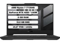 Asus TUF Gaming A15 FA507NU Harici GeForce RTX 4050 AMD Ryzen 7 7735HS 8 GB Ram 512 GB SSD 15.6 inç Full HD FreeDos Oyuncu Laptop