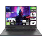 Asus ROG Strix G18 G814JIR-N6002 BT71 Harici GeForce RTX 4070 Intel Core i9 14900HX 16 GB Ram 4 TB SSD 18 inç Full HD Windows 11 Pro Oyuncu Laptop