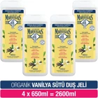 Le Petit Marseillais Vanilyalı Sütü Aromalı Nemlendirici Duş Jeli 4x650 ml