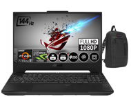 Asus TUF Gaming A157735HS LP05310 Harici GeForce RTX 4050 AMD Ryzen 7 7735HS 16 GB DDR5 Ram 512 GB SSD 15.6 inç Full HD Windows 11 Home Oyuncu Laptop + Zetta Çanta