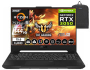 Asus TUF Gaming A15 FA506NC-HN05830 Harici GeForce RTX 3050 AMD Ryzen 5 7535HS 96 GB DDR5 Ram 1 TB SSD 15.6 inç Full HD Windows 11 Home Oyuncu Laptop + Çanta