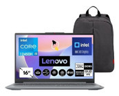 Lenovo IdeaPad Slim 3 83ES002HTR Dahili Intel UHD Graphics Intel Core i5 12450H 16 GB DDR5 Ram 512 GB SSD 16 inç UHD FreeDos Laptop + Snertech Çanta