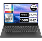 Lenovo V15 Gen 2 82KB00CBTX Dahili Intel Iris Xe Graphics Intel Core i7 1165G7 24 GB Ram 512 GB SSD 15.6 inç Full HD FreeDos Laptop