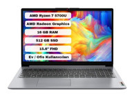 Lenovo IdeaPad 1 15ALC7 82R4006GTR Dahili AMD Radeon RX Vega 8 AMD Ryzen 7 5700U 16 GB Ram 512 GB SSD 15.6 inç Full HD FreeDos Laptop