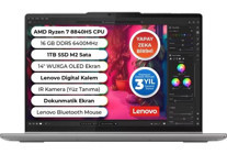 Lenovo Yoga 7 83DK005PTR Dahili AMD Radeon 780M AMD Ryzen 7 8840HS 16 GB Ram 1 TB SSD 16 inç Full HD FreeDos Dokunmatik 2'Si 1 Arada